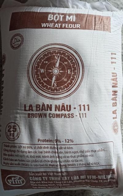 Bột mì la bàn nâu